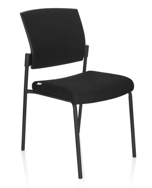 Vierfußstuhl K9 V PRO Schwarz - Strukturstoff - Polyester - Webstoff - 48 x 90 x 58 cm