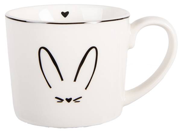 Tasse Easton&Cups Weiß - Porzellan - 8 x 7 x 12 cm