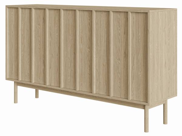 Commode NEKSTO Marron - Mélamine - 150 x 87 x 40 cm