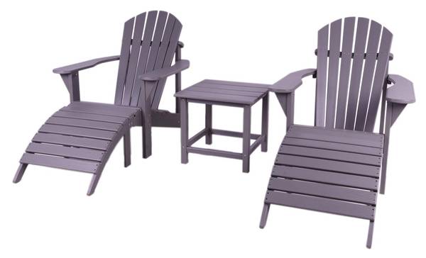 Adirondack Beistelltisch Montreal grau Grau