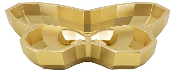 Svuotatasche Butterfly Gold - Harz - 21 x 3 x 18 cm