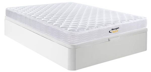 Matelas et sommier coffre WOLKENLOS Largeur : 140 cm
