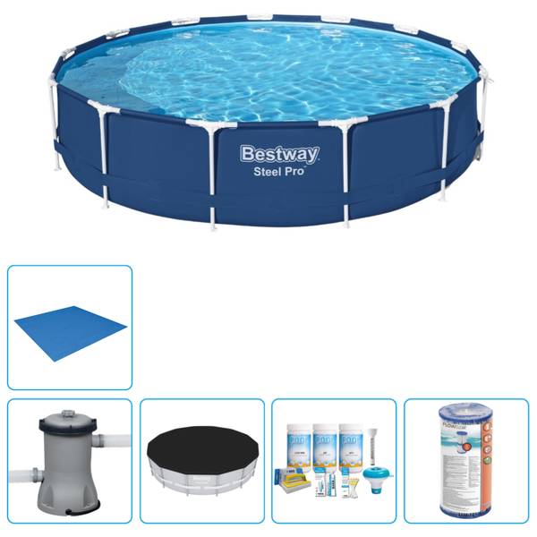 Schwimmbad-Set 561211 (6-teilig) 396 x 84 x 396 cm