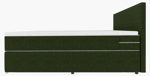 Boxspringbett Phönix A Dunkelgrün - Liegefläche Breite: 160 cm