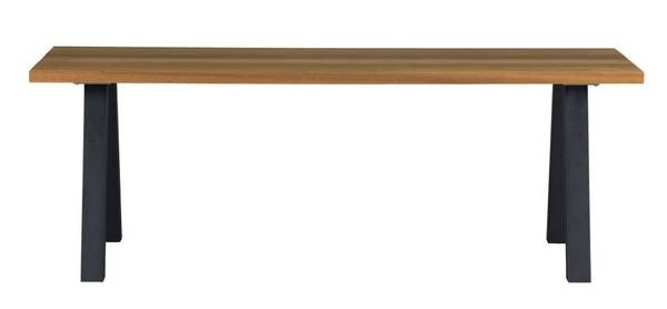 Gartentisch TABLO Schwarz - Eisen - 210 x 75 x 81 cm