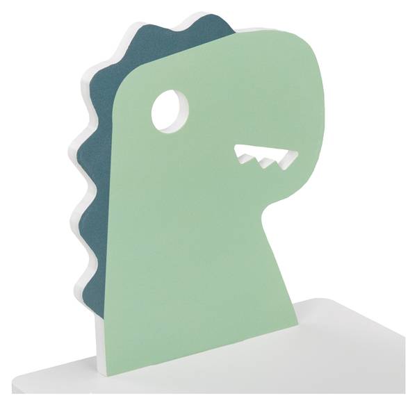 Kindersitzgruppe Dinosaurier Braun - Grün - Weiß - Holzwerkstoff - 60 x 45 x 45 cm