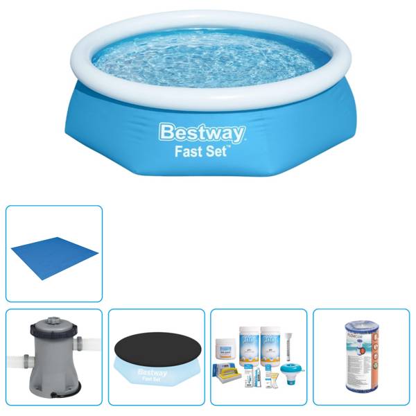 Schwimmbad-Set 5745011 (6-teilig) 244 x 61 x 244 cm