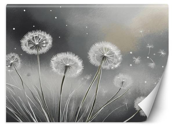 Fotobehang paardenbloemen planten natuur 400 x 280 cm