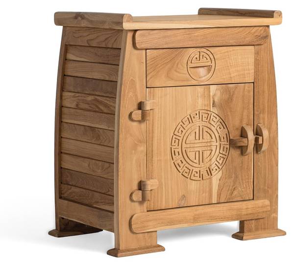 Nachttisch 2336 Braun - Massivholz - 40 x 60 x 54 cm