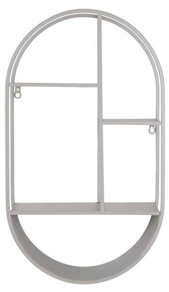 Regal Feira Grau - Eisen - 35 x 60 x 15 cm