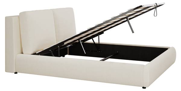 Polsterbett Zoom Ⅰ Beige - Holzwerkstoff - 194 x 90 x 230 cm