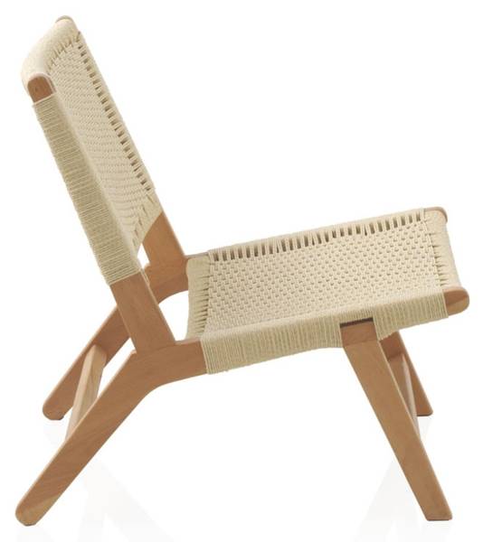 Sessel 10874 Braun - Holz teilmassiv - 67 x 72 x 74 cm