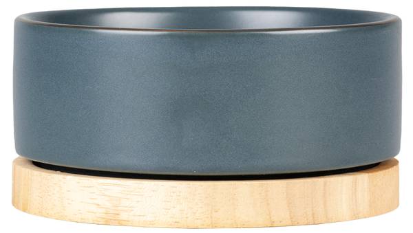 Keramiknapf Stone Timber Blau - Keramik - 13 x 6 x 13 cm