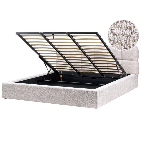 Doppelbett BASTON Beige - Liegefläche Breite: 180 cm