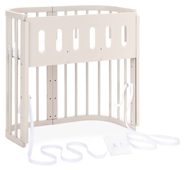Babybett CLASSIC 7in1 2-tlg. Beige - Buche - 78 x 75 x 128 cm