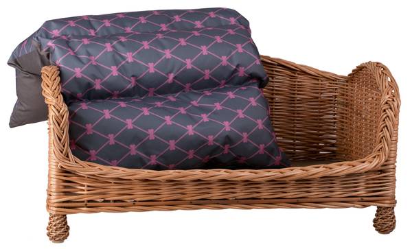 Hundekorb Alfie Grau - Orange - 54 x 25 x 32 cm