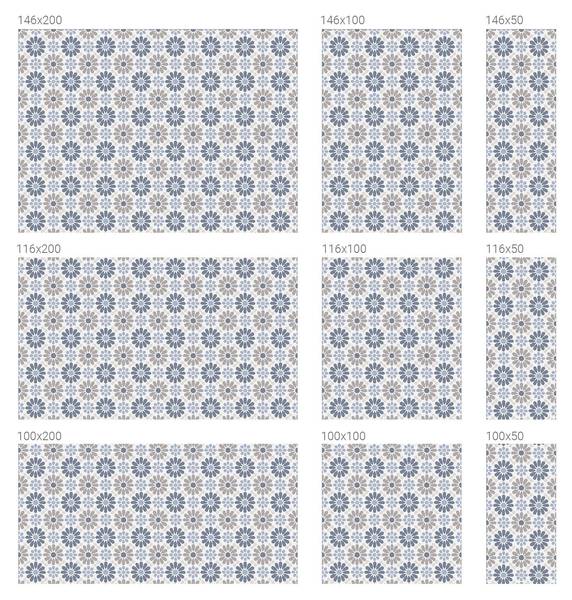 Fensterfolie Floria 100 x 50 cm