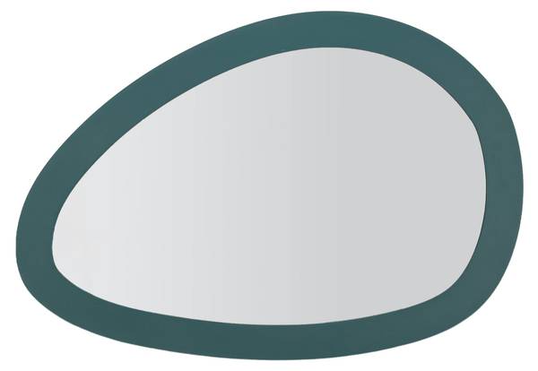 Wandspiegel Saturno Grün - Metall - 2 x 48 x 71 cm