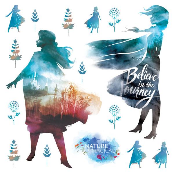 sticker mural La Reine des neiges Polaire - Vinyle - 30 x 30 x 30 cm