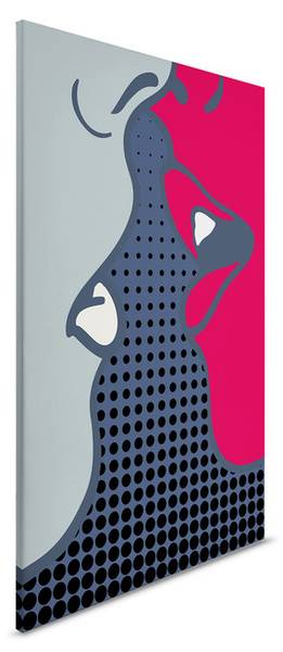 Leinwandbild The Kiss 60 x 90 cm