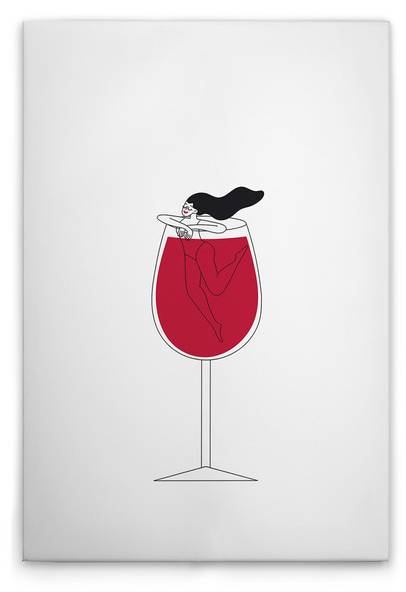 Leinwandbild Wine Love  3 60 x 90 cm