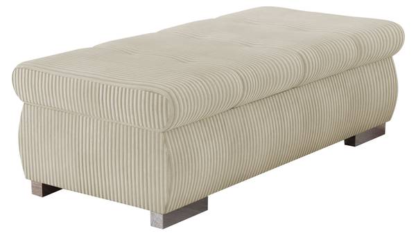 Polsterhocker Orkan 2 Cremeweiß