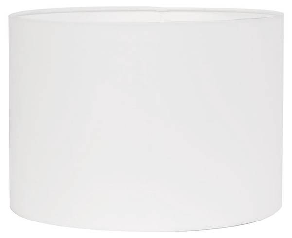 Lampe de table Mace/Polycotton Noir - Blanc - Acier - 30 x 56 x 30 cm