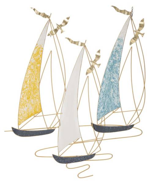 Wanddekoration Vela Color Metall - 4 x 98 x 79 cm