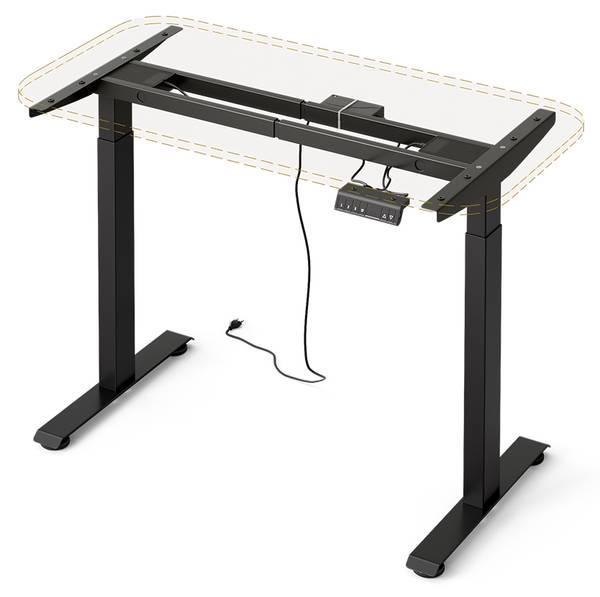 Höhenverstellbares Schreibtisch 57977 Schwarz