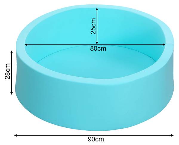 Bällebad mit Bällen Nabaq Blau