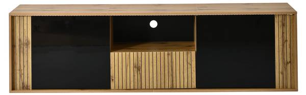 TV-Schrank Astraios Ⅹ Schwarz - Holz