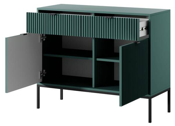 Sideboard VELLORE Grün - Breite: 104 cm