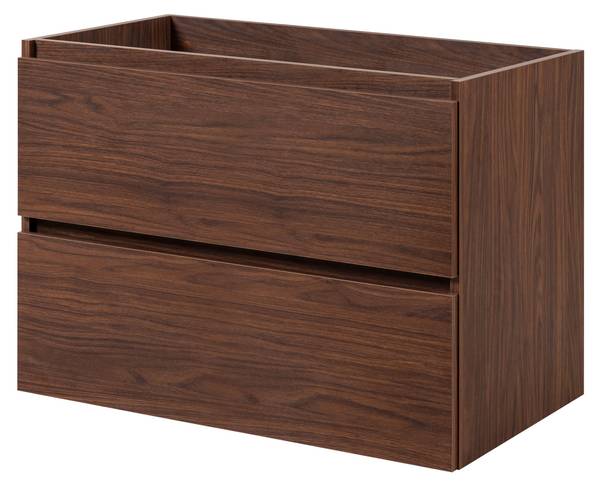 Meuble vasque Jordan I Chêne foncé - Largeur : 80 cm