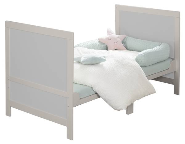 Mitwachsendes Babybett Easy Sleep Grau