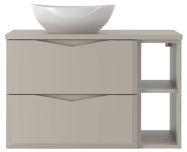 Waschtisch Ellie Beige - Holzwerkstoff - 81 x 53 x 47 cm