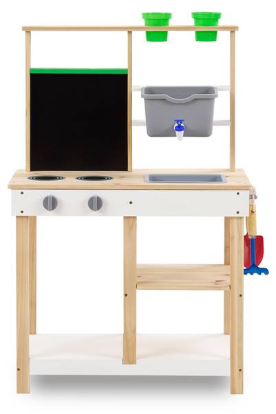 Matschküche T-OD-0115A Beige - Massivholz - 34 x 96 x 66 cm