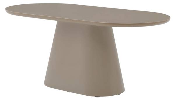 Esstisch VALIANA Beige - Grau - Holz teilmassiv - 90 x 76 x 180 cm