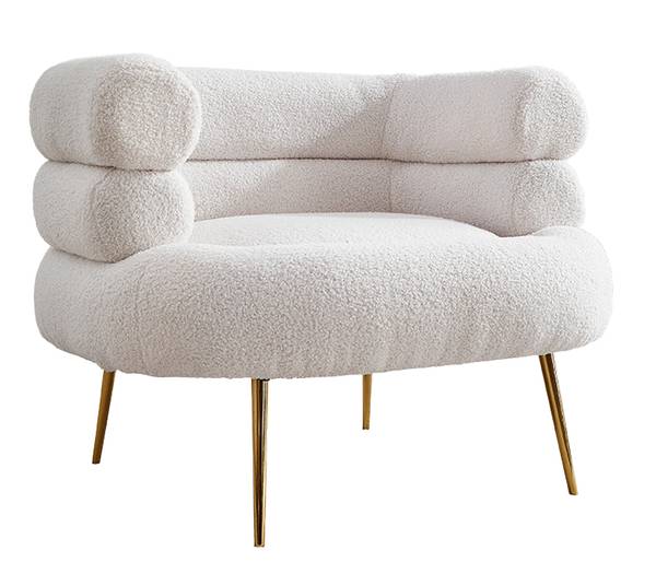Stoel SF43 wit - plaatmateriaal op houtbasis - metaal - 72 x 67 x 88 cm
