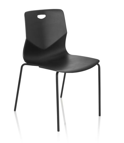 Esszimmerstuhl T36 V Schwarz - Polypropylen - 55 x 87 x 46 cm