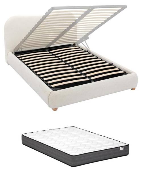Bett mit Bettkasten VANARI 215 x 161 cm