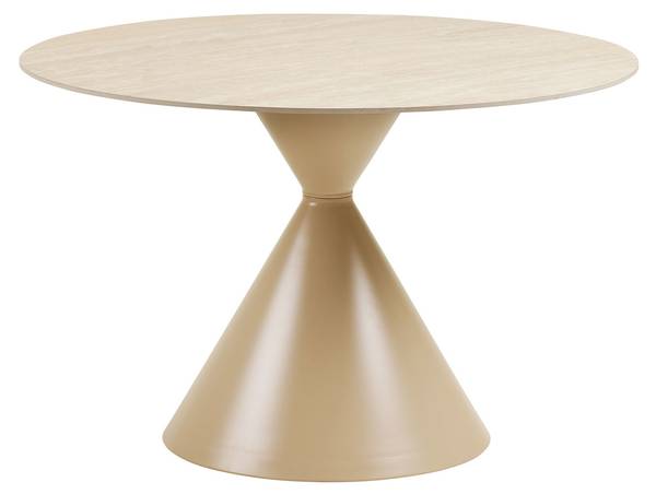 Essgruppe Elin Weiß - Metall - 120 x 75 x 120 cm