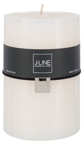 Kerze (6er Set) Weiß - Wachs - 10 x 15 x 10 cm