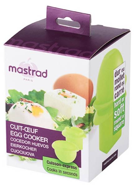 Cuiseur à œufs F65708 Vert - Silicone - 9 x 9 x 13 cm