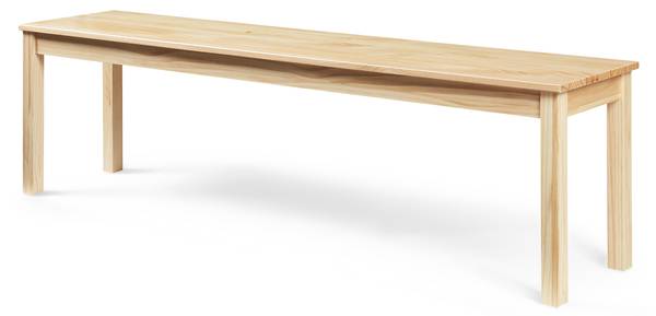 Banc de salle à manger Trerunulu Pin - Profondeur : 140 cm