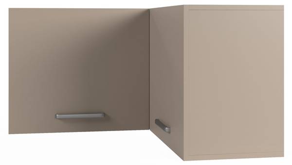 Meuble haut de cuisine Module O7 Gris - Bois manufacturé - 96 x 53 x 96 cm