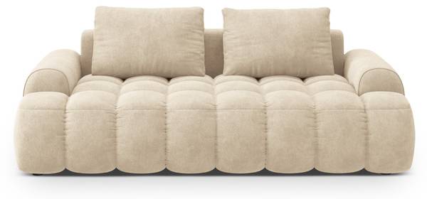 Sofa LINZ Hochglanz Beige