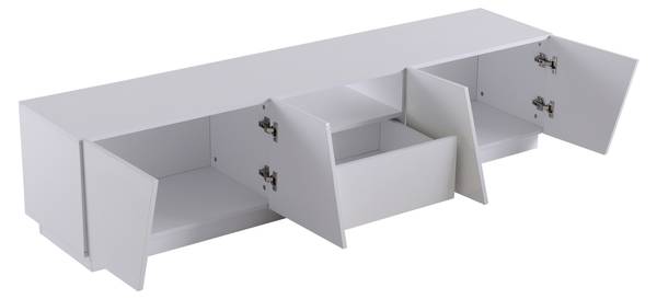 TV-Lowboard DianaⅡ Weiß - Holzwerkstoff - 170 x 42 x 37 cm