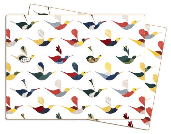 Design-Tischset Ally & Friends 2er Set Eukalyptus - 30 x 1 x 40 cm