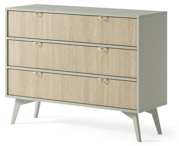 Kommode mit Schubladen FIRR Eukalyptus Hellgrün