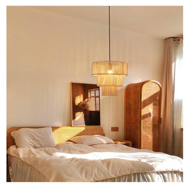 Suspension Lollar Noir - Métal - 35 x 150 x 36 cm